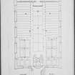 Interior. Ground floor plan dated 1885 signed Frank Carruthers Architect