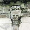 Scanned photograph of St Fergus Church, High Street, Wick, Detail of Dunbar Tomb