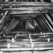 Detail of double collar rafter roof.