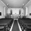 Interior.
General view of preaching auditorium from entrance end.