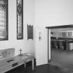 Interior. Tower porch.