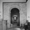 Interior. View of chancel arch from west