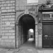 Aberdeen, 54 Castle Street, Victoria Court.
General view of Castle Street entrance pend