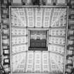 Interior.
View of coffered cove staircase ceiling.