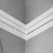 Aberdeen, Old Aberdeen, High Street, Town House, Interior.
Detail of ceiling cornice in main room of second floor.