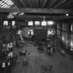 Aberdeen, Spring Garden Iron Works, interior.
Elevated view of engine shop West bay, from North.