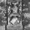 Aberdeen, North and East Church of St Nicholas, interior
Detail of South armorial panel in West wall of North transept.