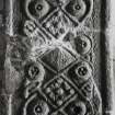 Iona, St Mary's Abbey, St John's Cross.
View of West face shaft panel 2.