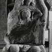 Iona, St Mary's Abbey, St John's Cross.
View of West face showing detail of top arm.