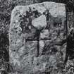 Eileach An Naoimh, graveyard.
General view of Early Christian headstone.

