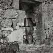 Kilneuair Church.
Interior of South-West doorway.
