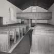 Mull, Bunessan, Parish Church, interior.
General view from South-West.