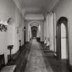 Interior.
View of main first floor corridor from South.