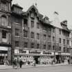 General view of the former Miss Cranston's Tea Rooms, 106 Argyle Street, Glasgow, from SW.