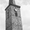 View of tower, St Drostan's Parish Church, Markinch, from NW.