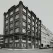 Glasgow, 44-74 Brunswick Street.
View from North-West at corner with Wilson Street.