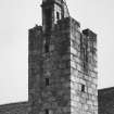 Aboyne Castle, Court Offices.
Detail of tower and belfry on North side of North range.