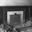 Interior.
Detail of billiard room fireplace.