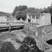 View from S showing power station bridge
