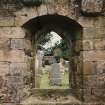 Fearn Abbey.  Ross aisle, detail of West window from East.