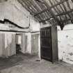 Beaton's Cottage, interior.  View from East.