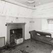 Beaton's Cottage, interior.  View of room at West end of cottage from South East.