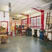 Interior. View of first floor technical room showing the windows