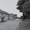 Distant view from WSW showing original school and later buildings