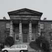 View of ionic portico from S