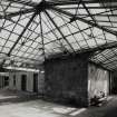 Interior.
View of stable block canopy.