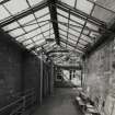 Interior.
View of stable block canopy.