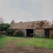 Dairy buildings and garage. View from NE