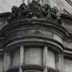 Detail of bay window pediment.