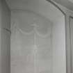 Interior. First Floor Recreation Hall, detail of plasterwork