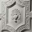 Interior.
Detail of plaster ceiling in King's Room.