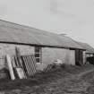 View of threshing barn, byre and turnip house from NW