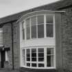 NE Side. Bay window. Detail.