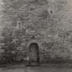 Kames Castle.
View of door and windows on West side.