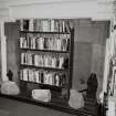Campbeltown, Hall Street, Campbeltown Library and Museum, interior.
View of fireplace in Reading Room.