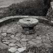 Dunderave Castle
Detail of millstone in garden