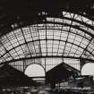 Glasgow, St. Enoch Station, interior.
General view of interior elevation of East arch in South train shed.