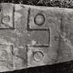 Detail of Early Christian stone from Ellary, Clad A'Bhile.
