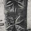 Detail of early Christian cross slab from Ellary, Clad A'Bhile.