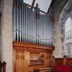 Detail of chapel organ.