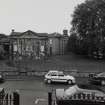 General view from W showing halls and church