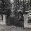 View from WSW including entrance gates