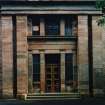 View of pedimeted W entrance front