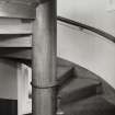 Interior.
View of spiral staircase.