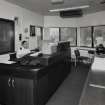 Interior.
View of security desk at main entrance.