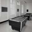 Interior.
View of recreation area, A Hall.